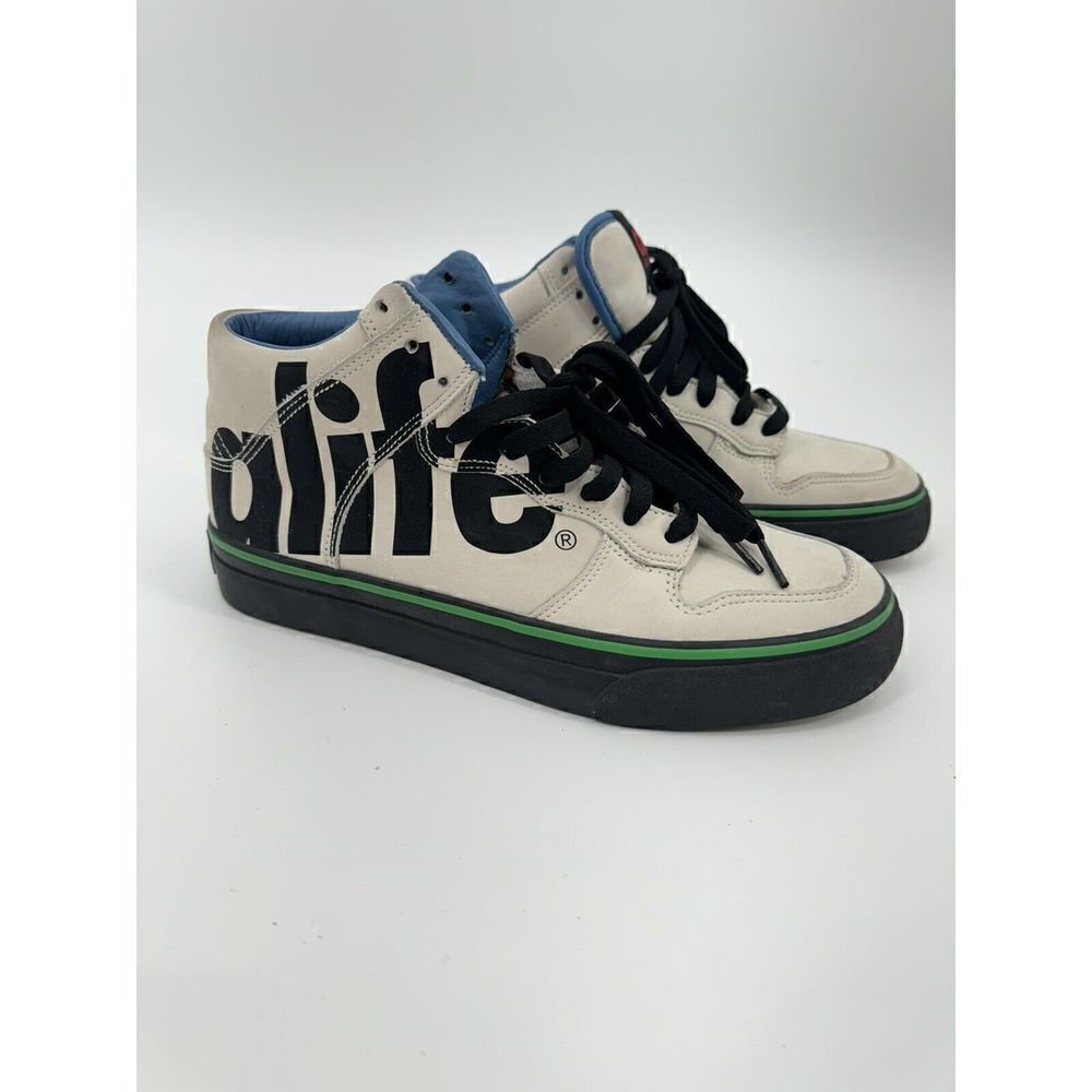 ALIFE Everybody Toy High Vintage Htf Colorway Suede Black Green Mens Sz 7